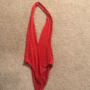 Sexy halter backless bodysuit perfect for summer!